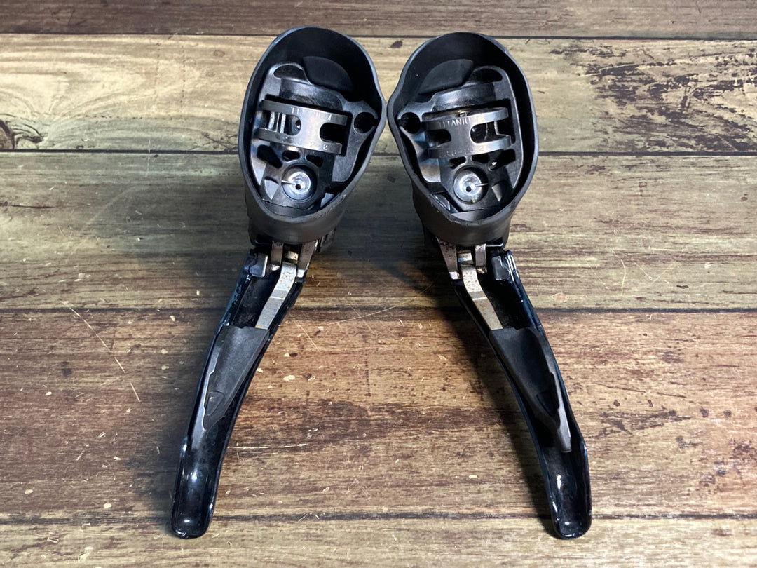 JW208 シマノ SHIMANO デュラエース DURA-ACE ST-9000 STIレバー 2x11S ※フード劣化