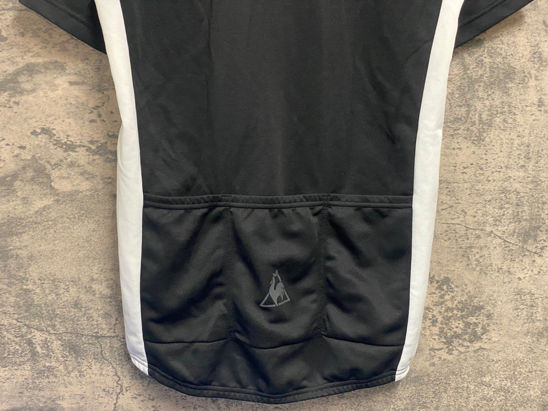 JT316 ルコックスポルティフ le coq sportif 半袖 サイクルジャージ 白 黒 L