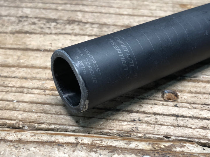 JK922 ロヴァール ROVAL TERRA CARBON POST カーボン シートポスト Φ27.2 カーボンレール ※カット済み、凹みのためジャンク