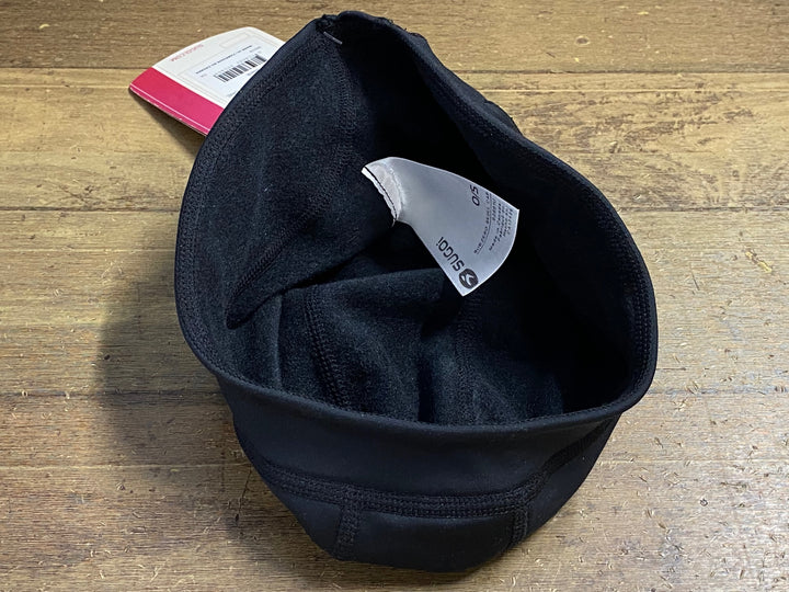 JV574 スゴイ SUGOi SubZero Skull CAP サイクルキャップ ビーニー 黒 ONESIZE 黒 裏起毛