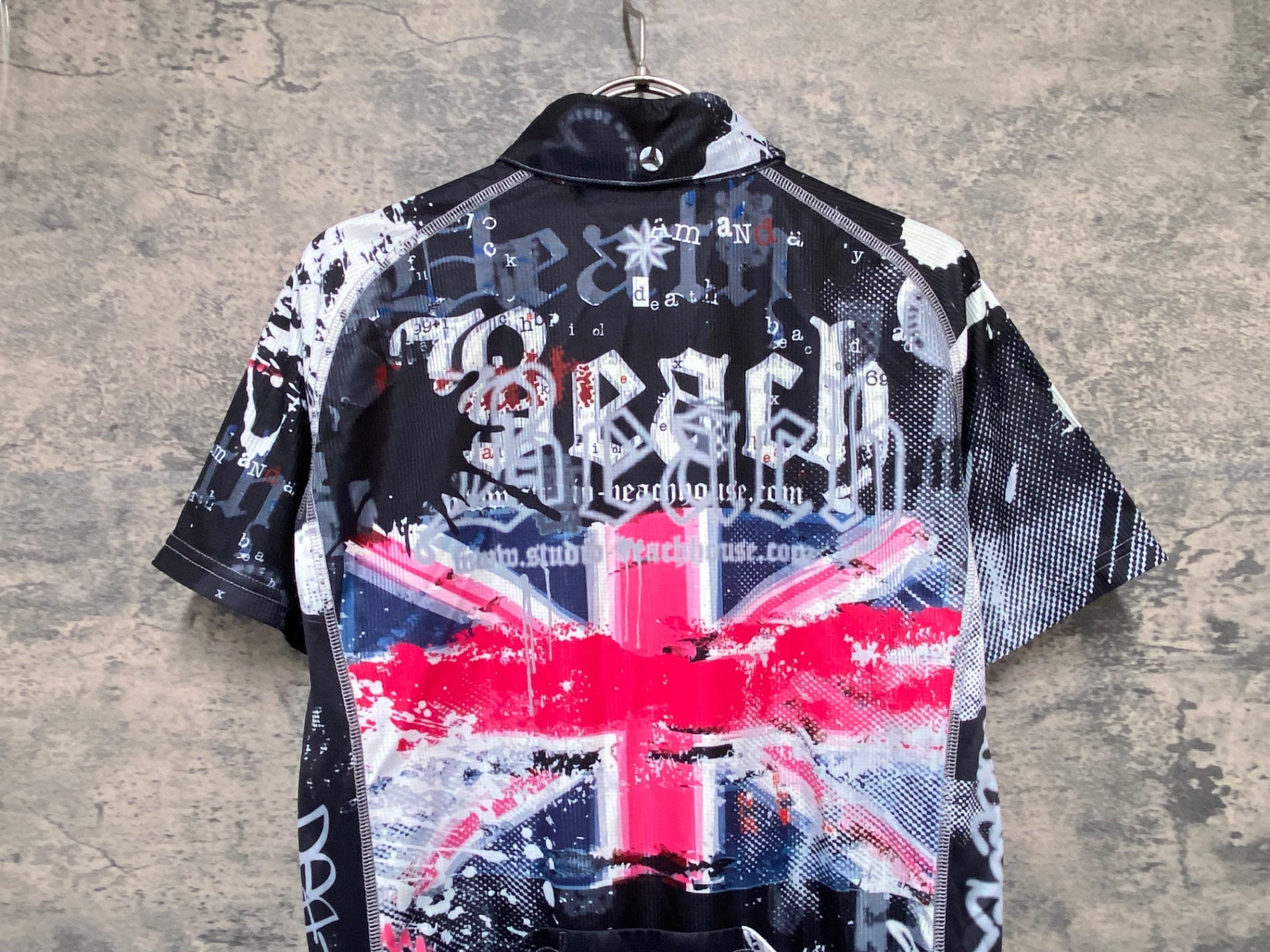 新品パンダーニ pandani 半袖 イギリス国旗　BEACHサイクルウェア L KA409 パンダーニ PANDANI 半袖 サイクルジャージ M ユニオンジャック