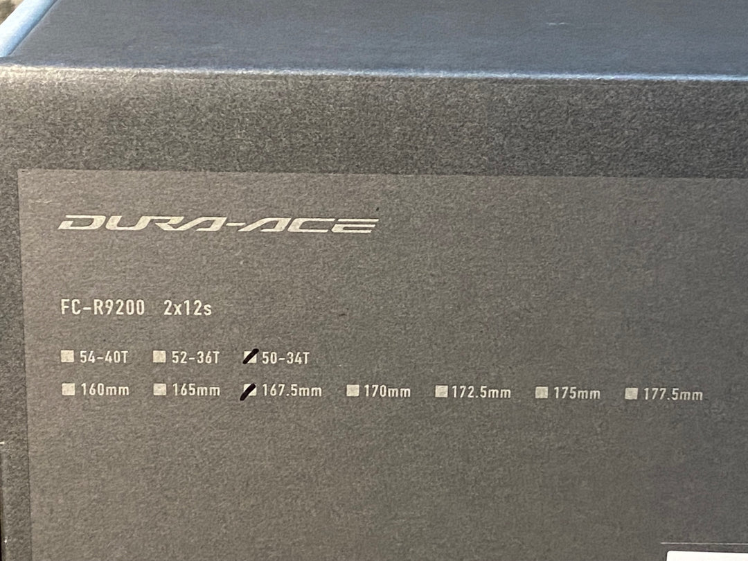 JR605 シマノ SHIMANO デュラエース DURA-ACE FC-R9200 クランクセット 50/34T 167.5mm