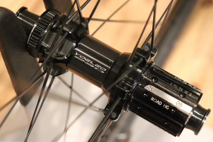 訳アリ ヨーレオ YOELEO SAT C50 DB PRO カーボン チューブレスレディ ホイールセット シマノ11S/12S 【仙台店】