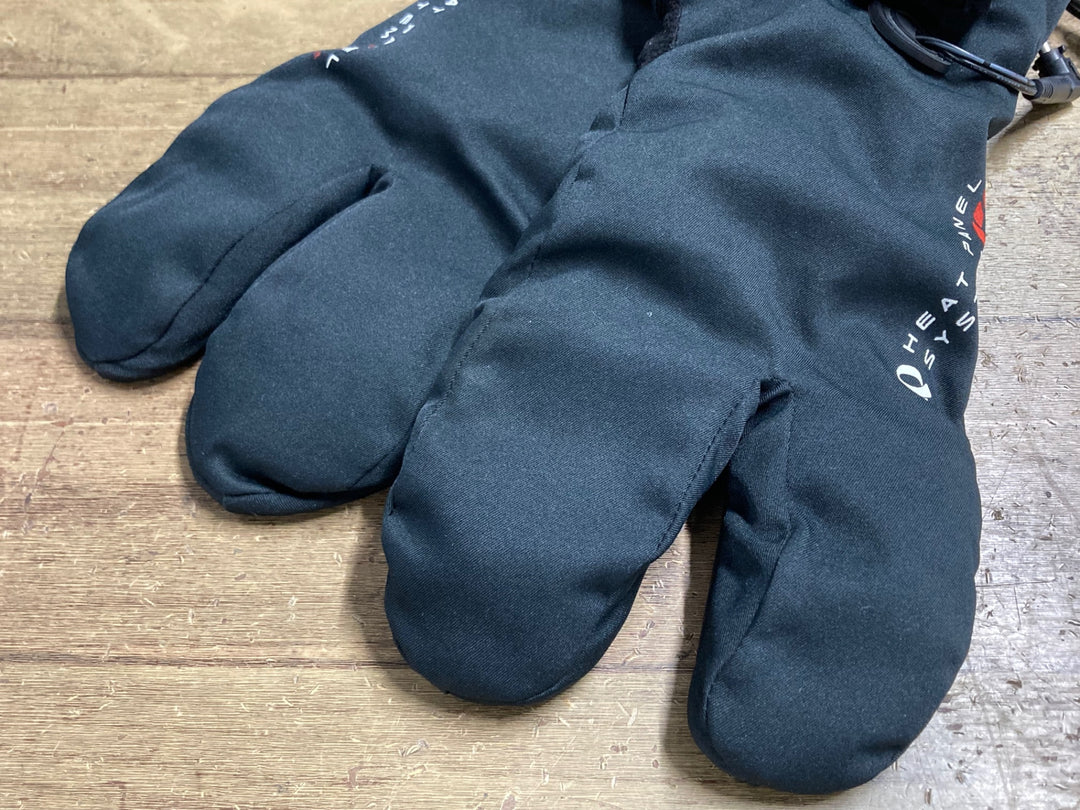 KD563 パールイズミ PEARL iZUMi 長指ウィンターグローブ 黒 L HEAT PANEL SYSTEM