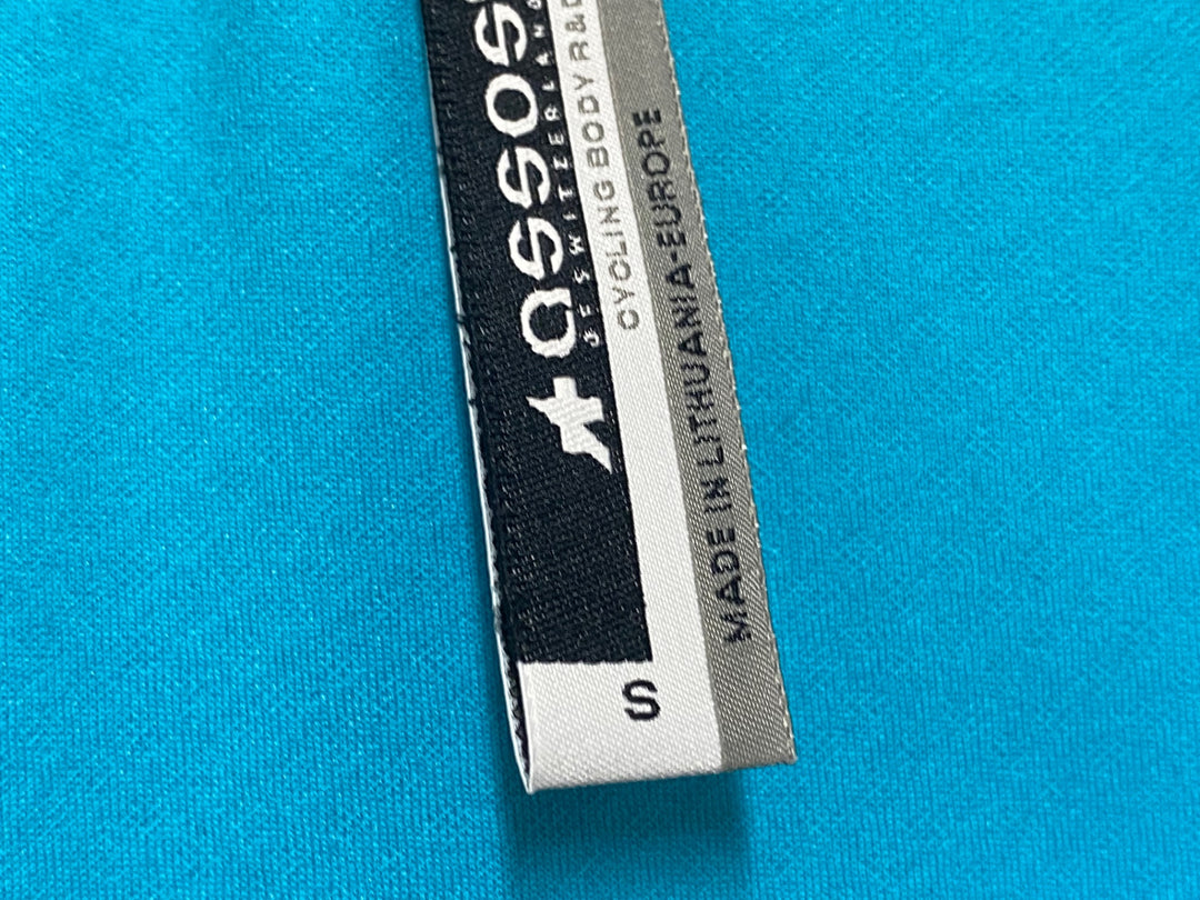 KF568 アソス assos INTERMEDIATE S7 Jersey 長袖 サイクルジャージ 黒青 S 汚れあり