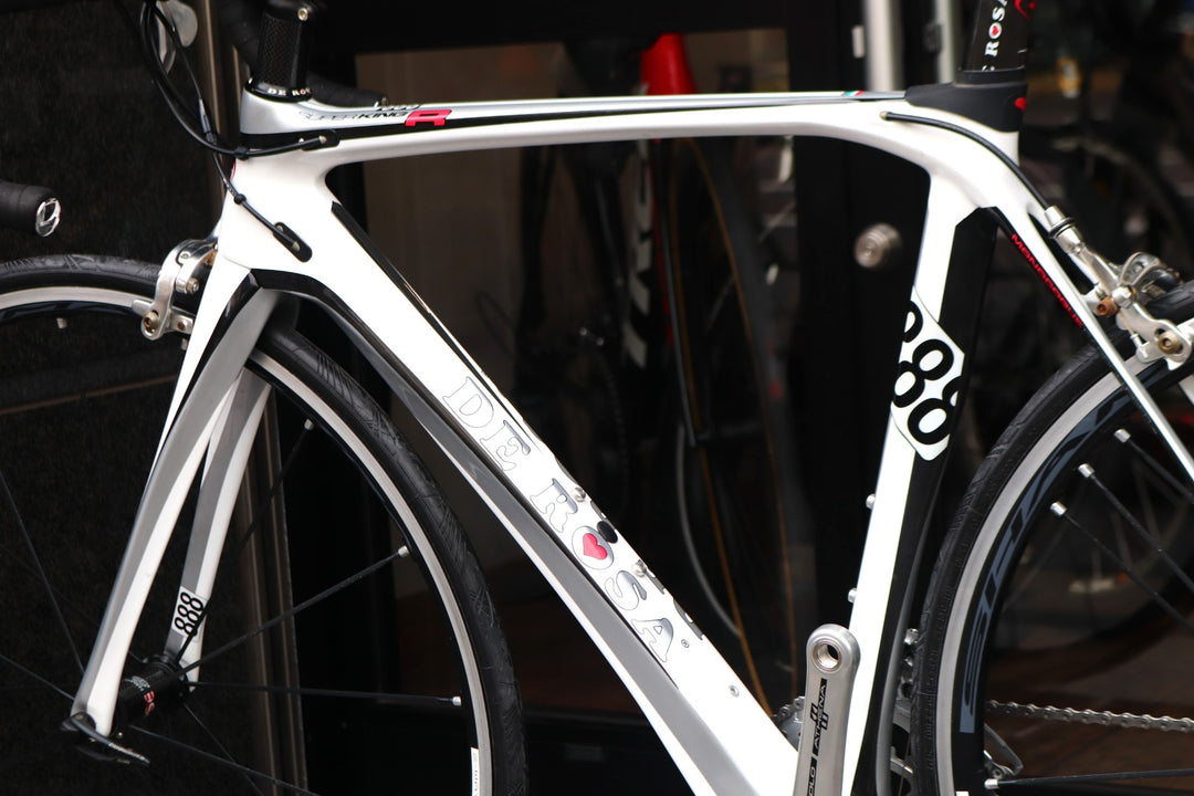 デローザ DE ROSA スーパーキング SUPERKING R 2013モデル 50サイズ カンパニョーロ アテナ シルバー 11S カーボン ロードバイク 【東京南麻布店】