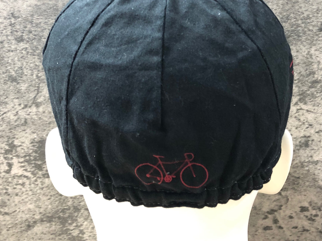 JX272 プロトンドパリ Peloton de Paris サイクルキャップ 黒 ワンサイズ