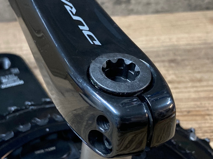 JL034 4iiii PRECISION PRO シマノ SHIMANO デュラエース DURA-ACE FC-R9200 172.5mm 54/40T 接続確認済み ※パワーメーターヒビあり