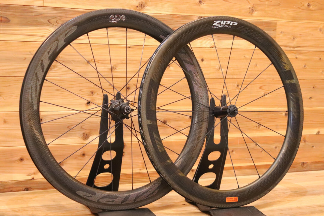 ジップ ZIPP 404 NSW RIM シマノ 11S/12S 19C カーボン クリンチャー ロードバイク ホイールセット 【広島店】