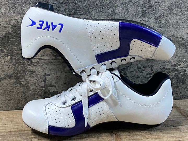 JZ340 レイク LAKE CX1 ビンディングシューズ 白青 EU41 ※未使用