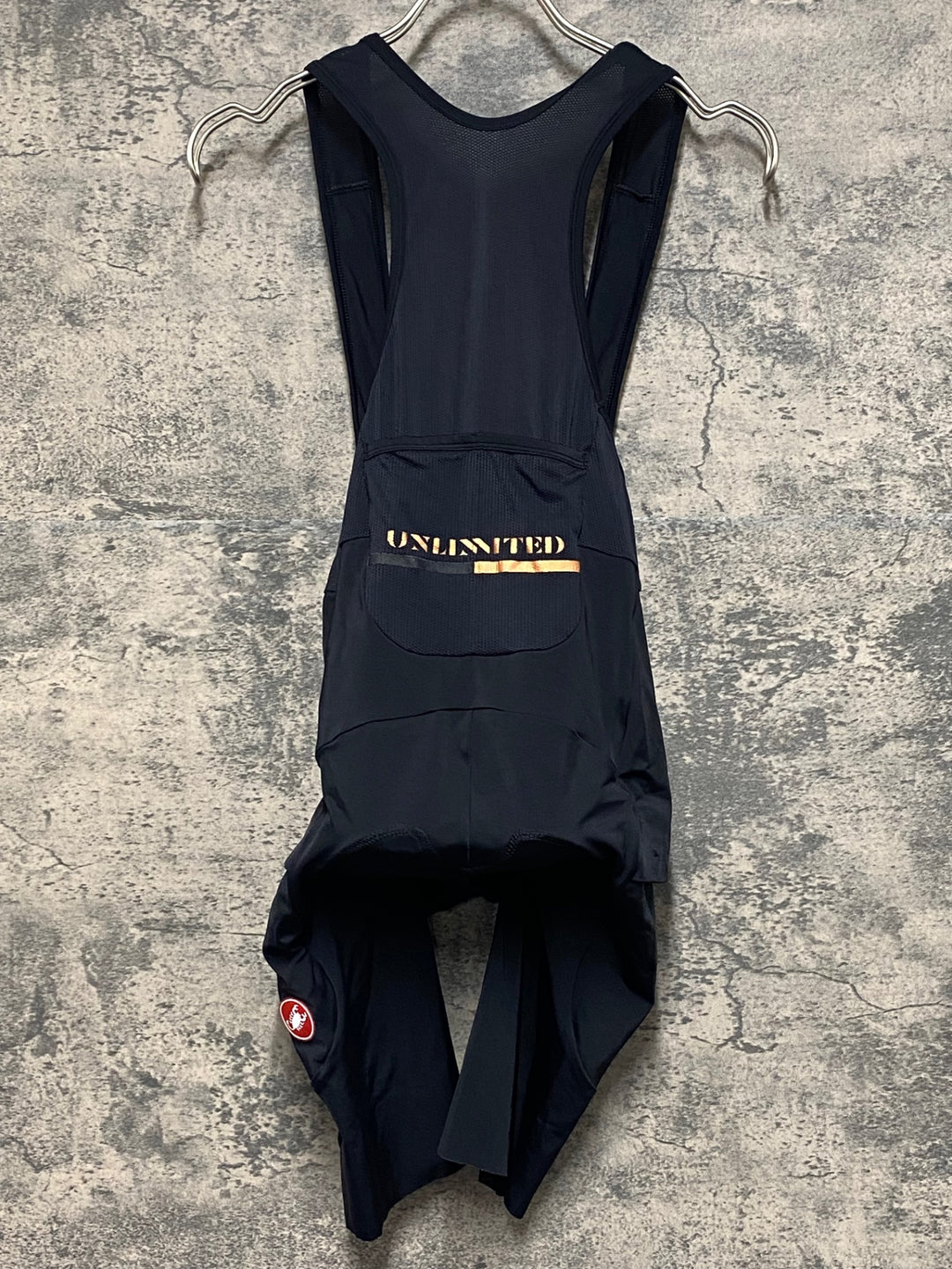 KF198 カステリ CASTELLI UNLIMITED ビブショーツ 黒 S ※タグカット