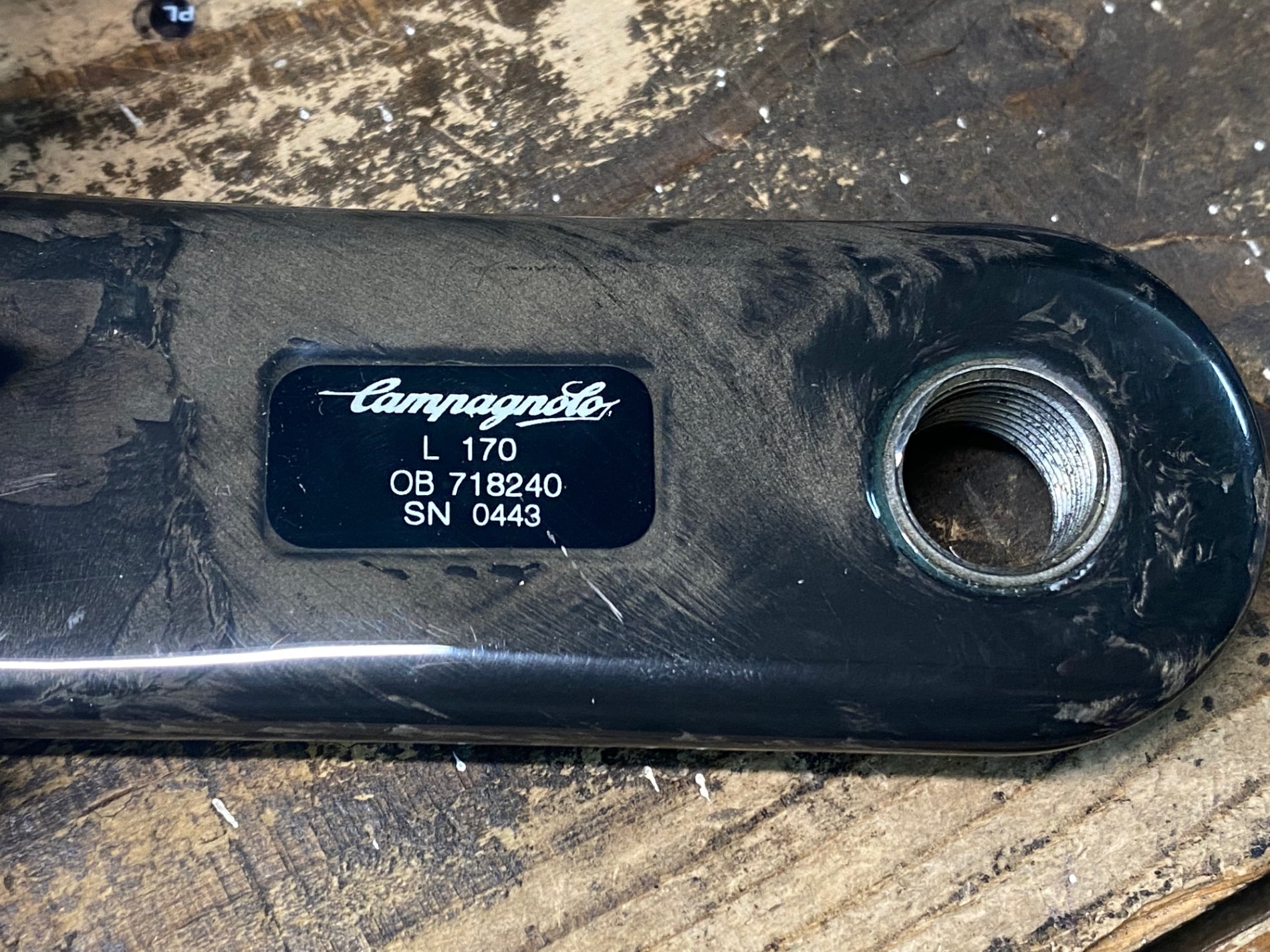 JP097 カンパニョーロ CAMPAGNOLO RECORD CT クランクセット 2x10s 50