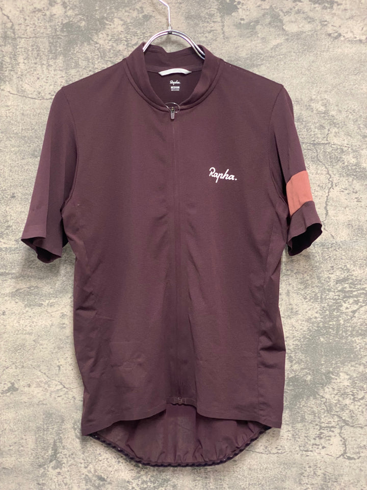 JN092 ラファ Rapha CLASSIC FLYWEIGHT JERSEY 半袖 サイクルジャージ 紫 M