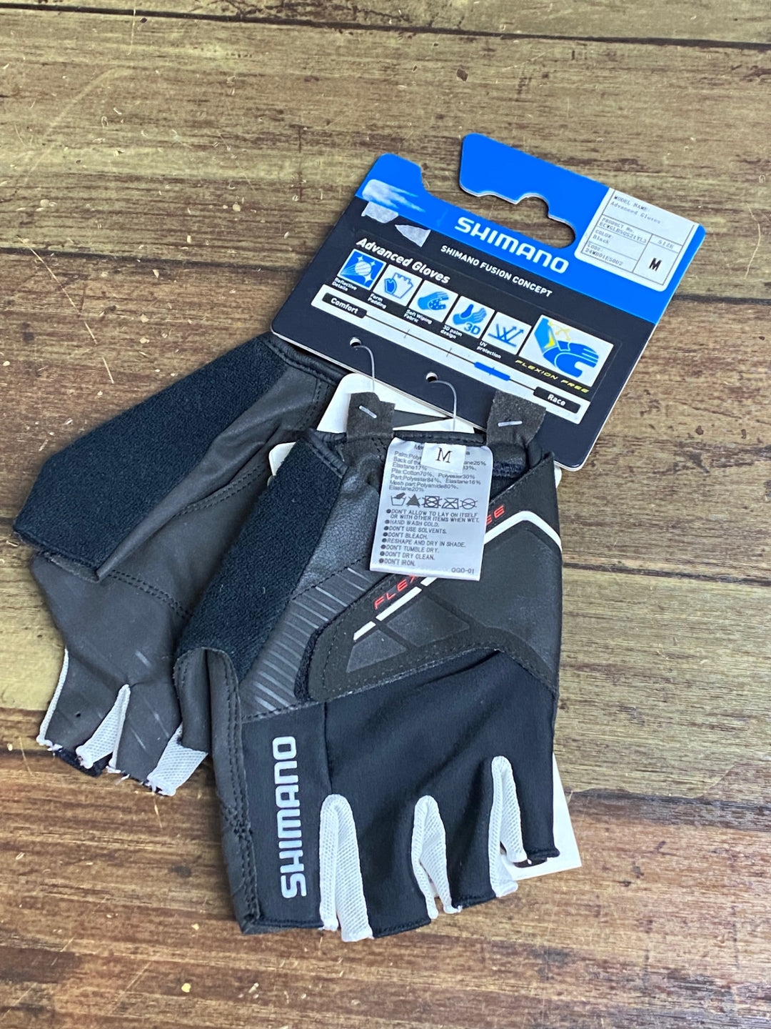 JX984 シマノ SHIMANO 指切 グローブ 黒 M