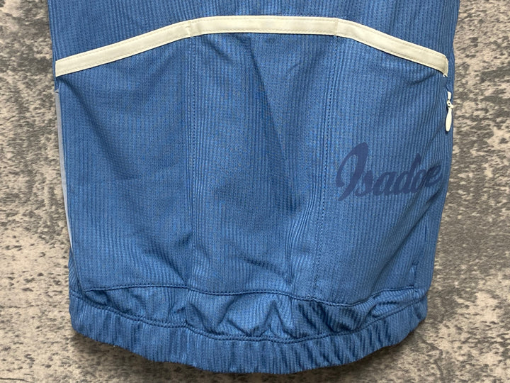 KI121 イザドア ISADORE 半袖 サイクルジャージ 青 XXS