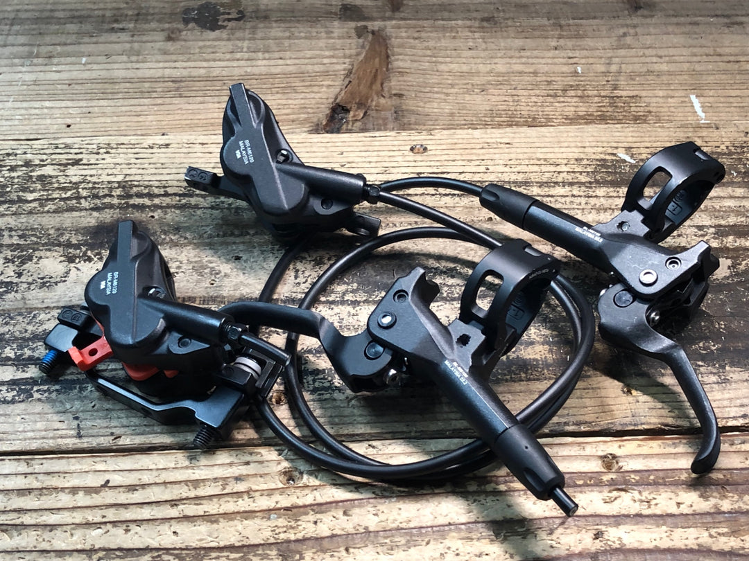 JM164 シマノ SHIMANO BL-M6100 BR-M6120 ディスクブレーキ レバー キャリパー 4ピボット セット Φ22.2