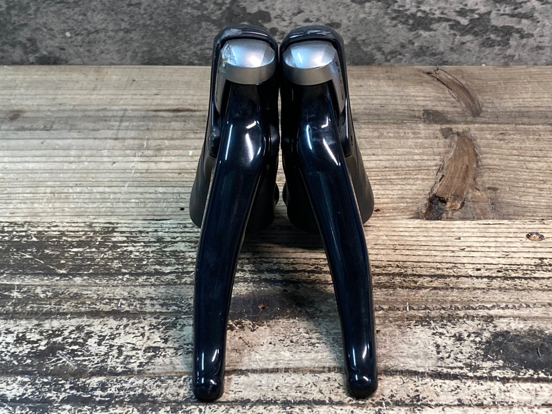 JO118 シマノ SHIMANO 105 ST-5800 STIレバー 2x11S ※左固定部にクラックの為ジャンク