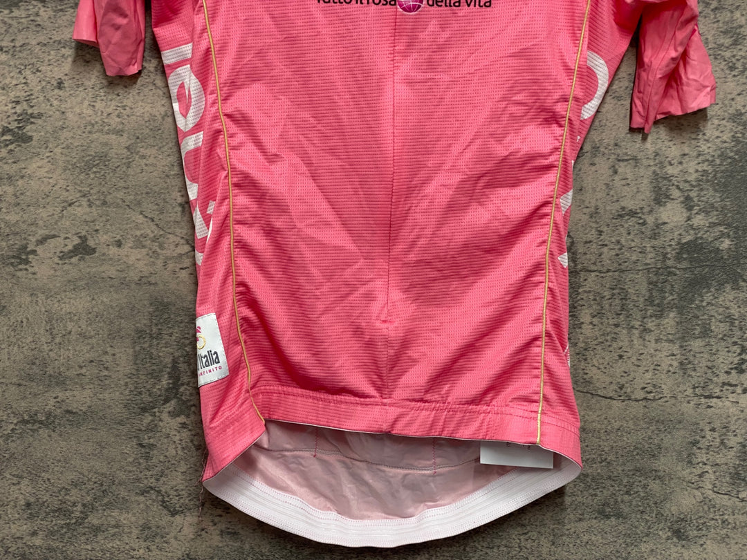 JU561 サンティーニ Santini 半袖 サイクルジャージ ピンク S GIRO D’ITALIA 100