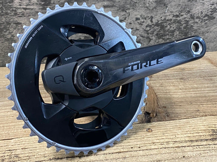 KD368 スラム SRAM FORCE AXS D1 QUARK PM-FRC-D1 パワーメーター付き DUB クランクセット 48/35T 170mm 動作確認済