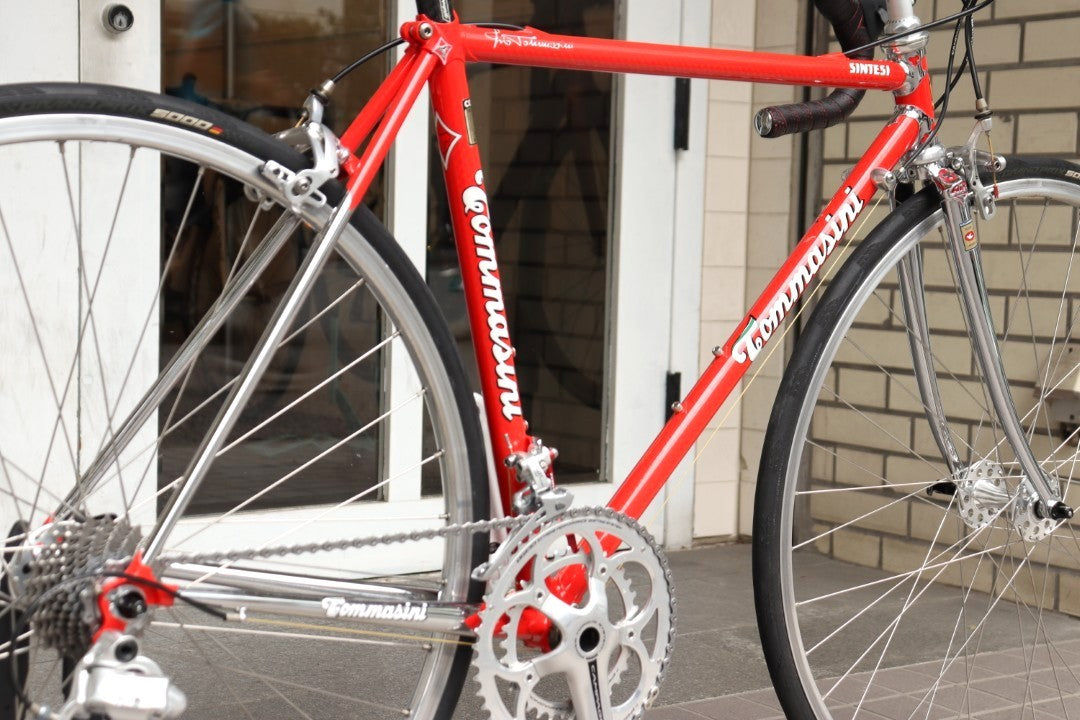 トマジーニ TOMMASINI シンテシー SINTESI 49サイズ カンパニョーロ アテナ 11S クロモリ ロードバイク 【横浜店】
