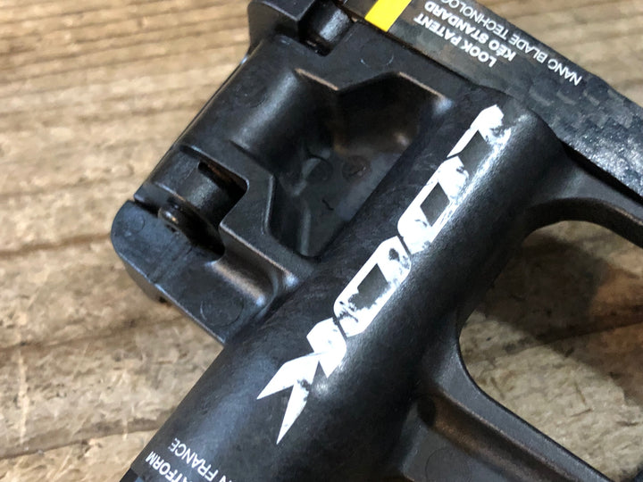 JW989 ルック LOOK ケオ KEO BLADE CARBON ビンディングペダル ※削れ等ダメージ大のためジャンク
