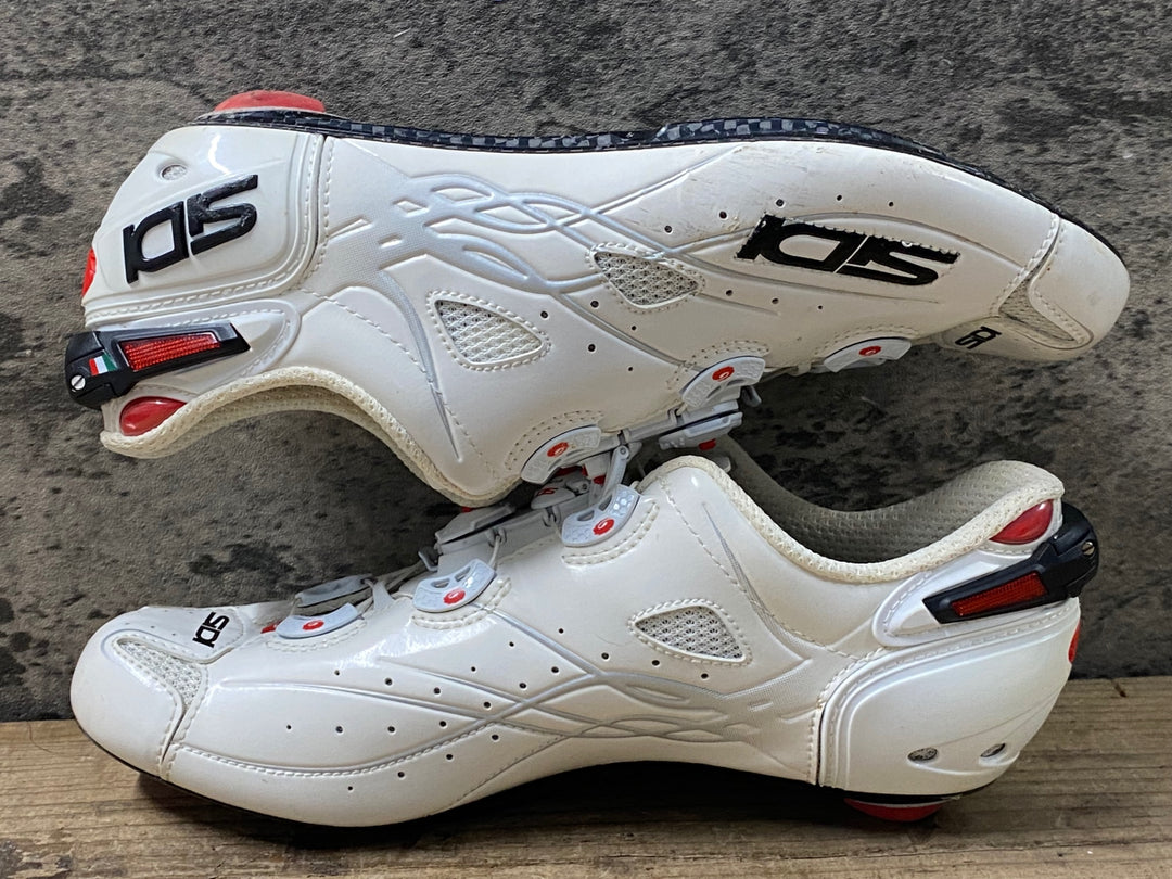 KP098 シディ SIDI SHOT ビンディングシューズ 3穴 白 EU42