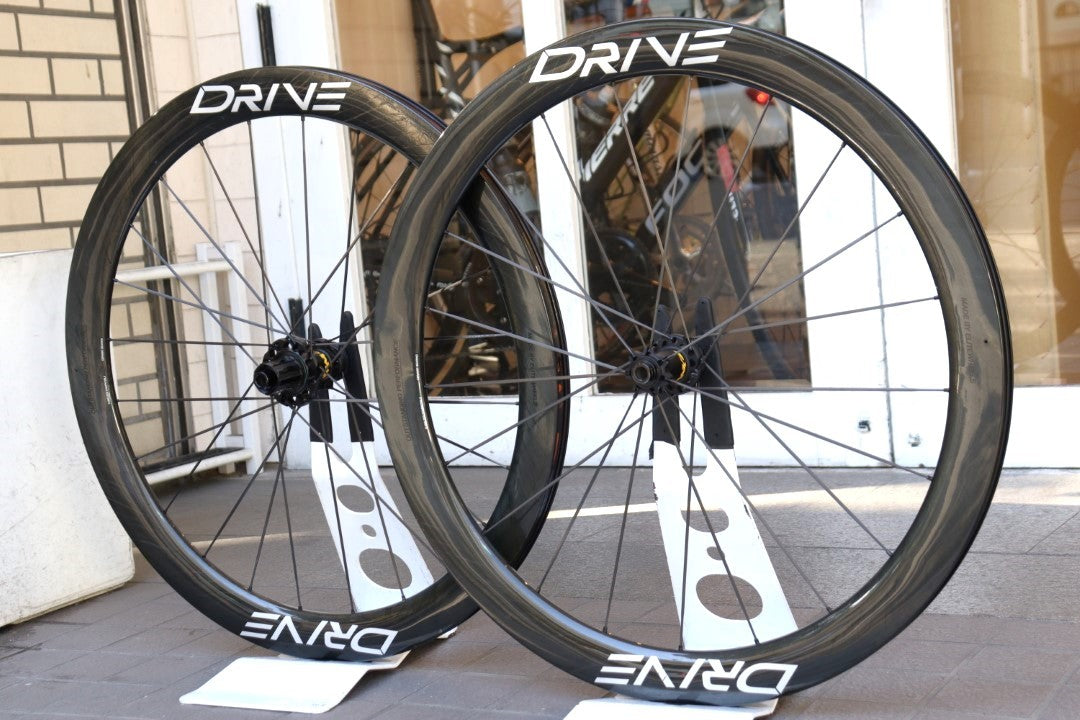 エリートホイールズ ELITE WHEELS ドライブ DRIVE 50D カーボン チューブレス ディスク ホイールセット シマノ11S/12S 【横浜店】