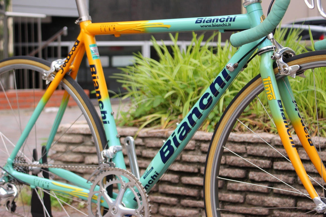 【訳あり】ビアンキ BIANCHI メガプロ MEGA PRO XL GIRO ED 1999 カンパ レコード 9S アルミ ロードバイク【名古屋店】