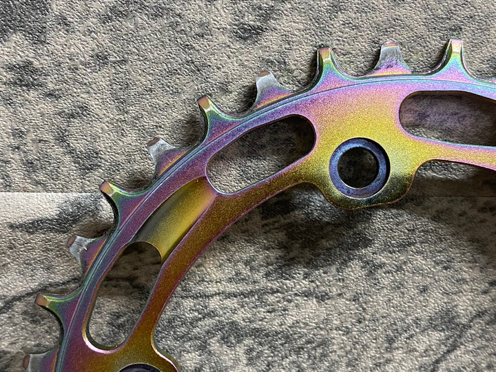 JU747 リデア RIDEA POWERRING GRX1 チェーンリング オイルスリック 38T BCD110