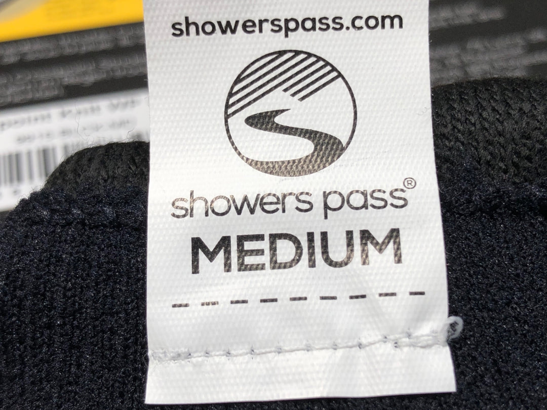 JF182 showers pass WATER PROOF KNIT GLOVES 長指 グローブ 黒 M