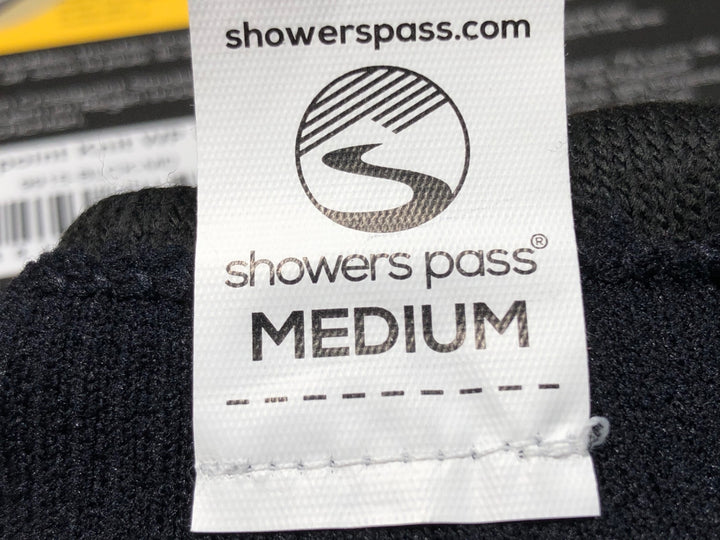 JF182 showers pass WATER PROOF KNIT GLOVES 長指 グローブ 黒 M