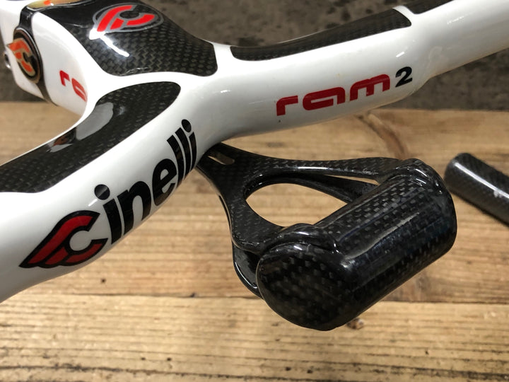 JO970 チネリ CINELLI RAM2 カーボン ドロップハンドル 一体型 OS 110mm エンドC-C420mm