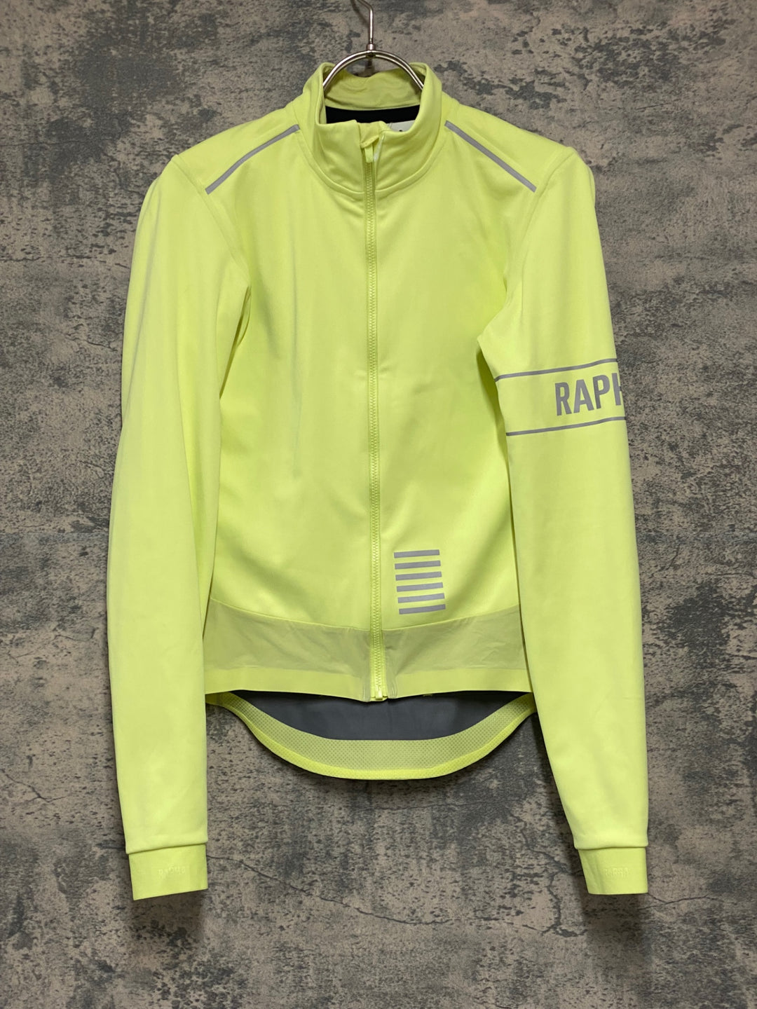 KG831 ラファ Rapha PRO TEAM LONG SLEEVE INFINIUM JERSEY 長袖 サイクルジャージ 黄 S GORE-TEX INFINIUM