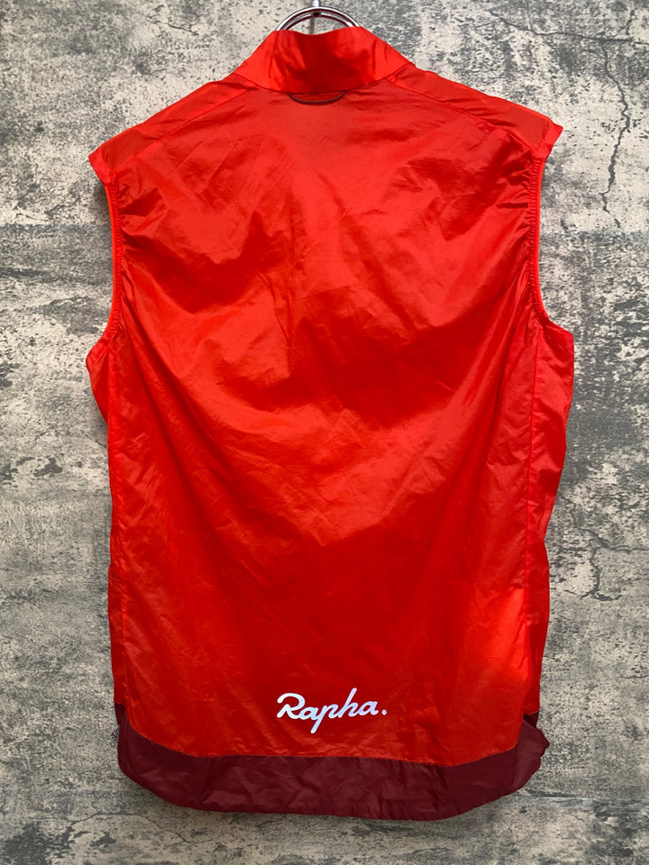 JQ363 ラファ Rapha EXPLORE LIGHTWEIGHT GILET ジレ サイクルベスト 赤 M