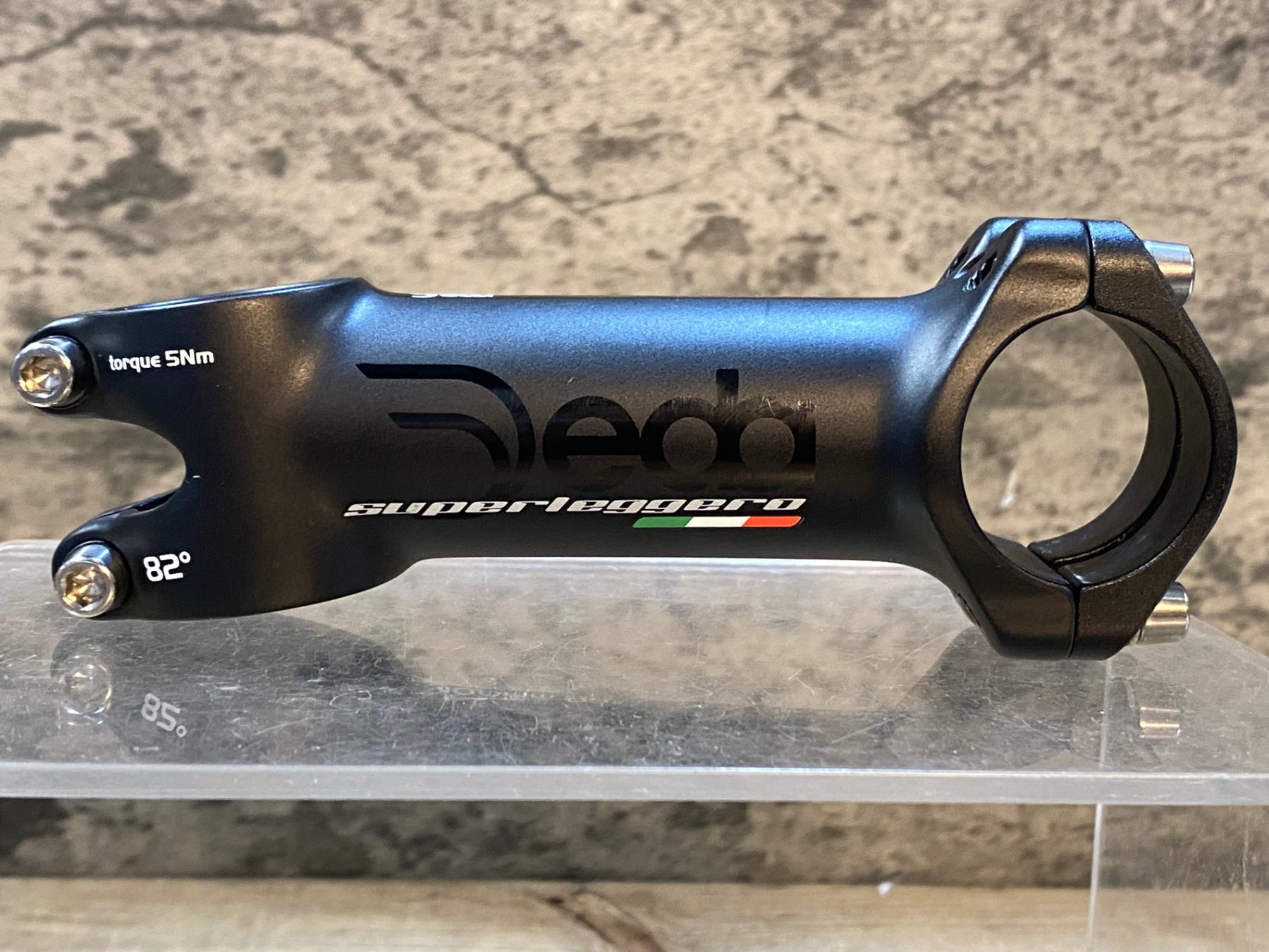 JX926 デダ Deda superleggero アルミ ステム 黒 110mm Φ31.7 OS 82