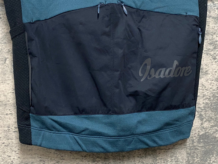 KE980 イザドア Isadore 半袖 サイクルジャージ 深緑 XS