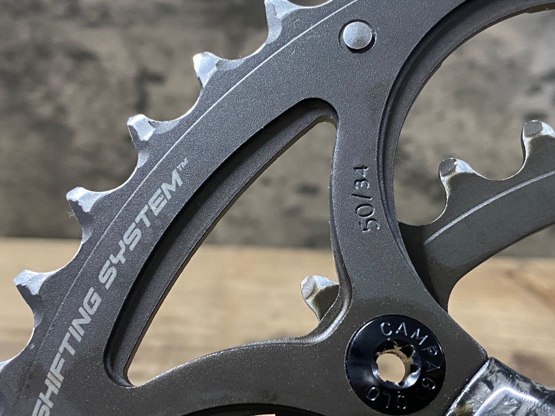 JO312 カンパニョーロ CAMPAGNOLO SPEED 11 FC13-1640C ULTRA-TORQUE CT CARBON クランクセット 165mm 50/34T 2x11s