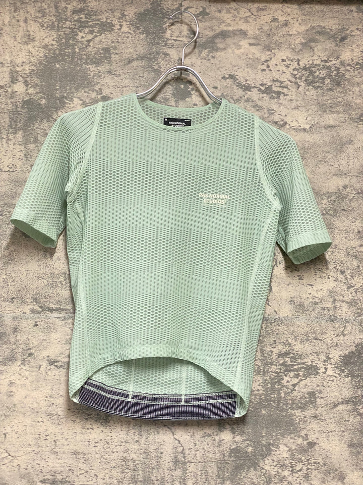 KJ282 パスノーマルスタジオ PAS NORMAL STUDIOS Men's Mechanism Pro Zipless Jersey 半袖 サイクルジャージ 緑 M