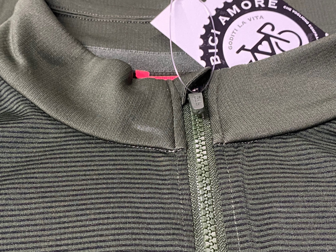 KK260 ラファ Rapha BREVET LIGHTWEIGHT JERSEY 半袖 サイクルジャージ 緑 M ※タグカット
