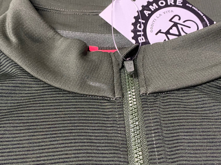 KK260 ラファ Rapha BREVET LIGHTWEIGHT JERSEY 半袖 サイクルジャージ 緑 M ※タグカット