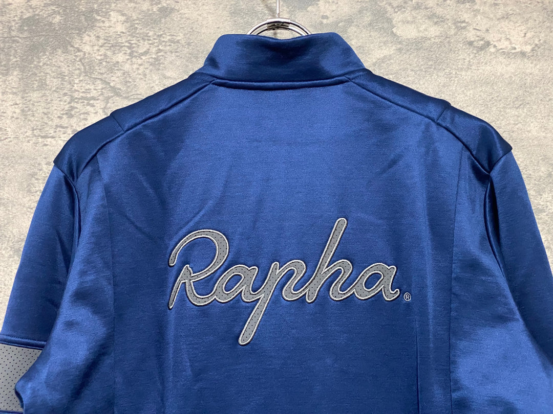 JY605 ラファ Rapha MEN’S CLASSIC WINTER JERSEY 長袖 サイクルジャージ 濃青 L 裏起毛