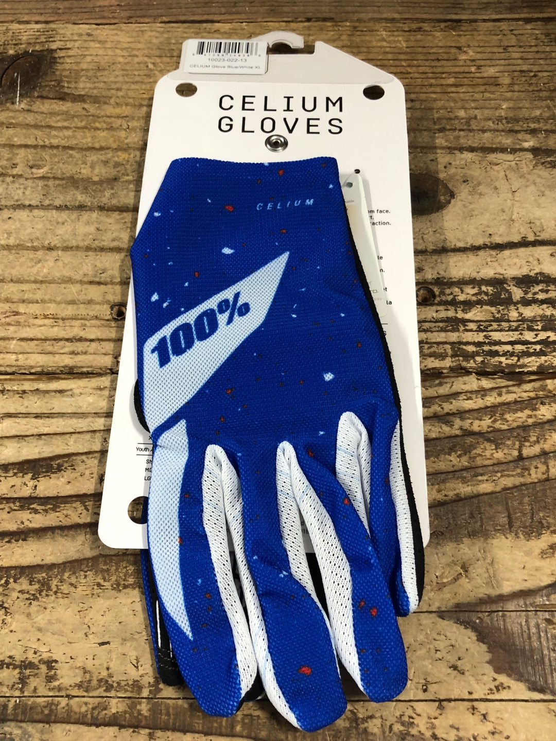 KM547 100％ CELIUM GLOVES 長指 グローブ 青 XL