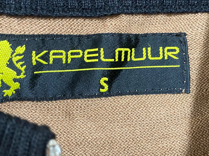 JO543 カペルミュール KAPELMUUR 半袖 サイクルジャージ ニット 茶 黒 S 未使用