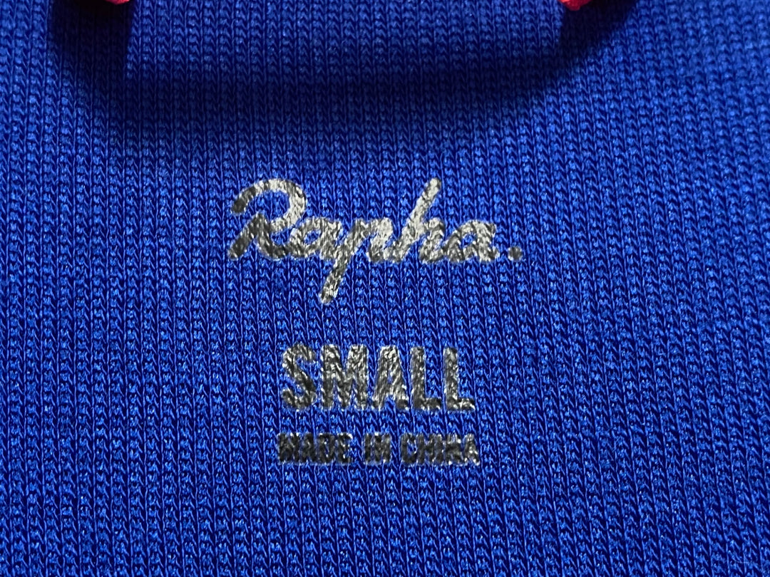 JO046 ラファ Rapha BREVET JERSEY 半袖 サイクルジャージ 青 S