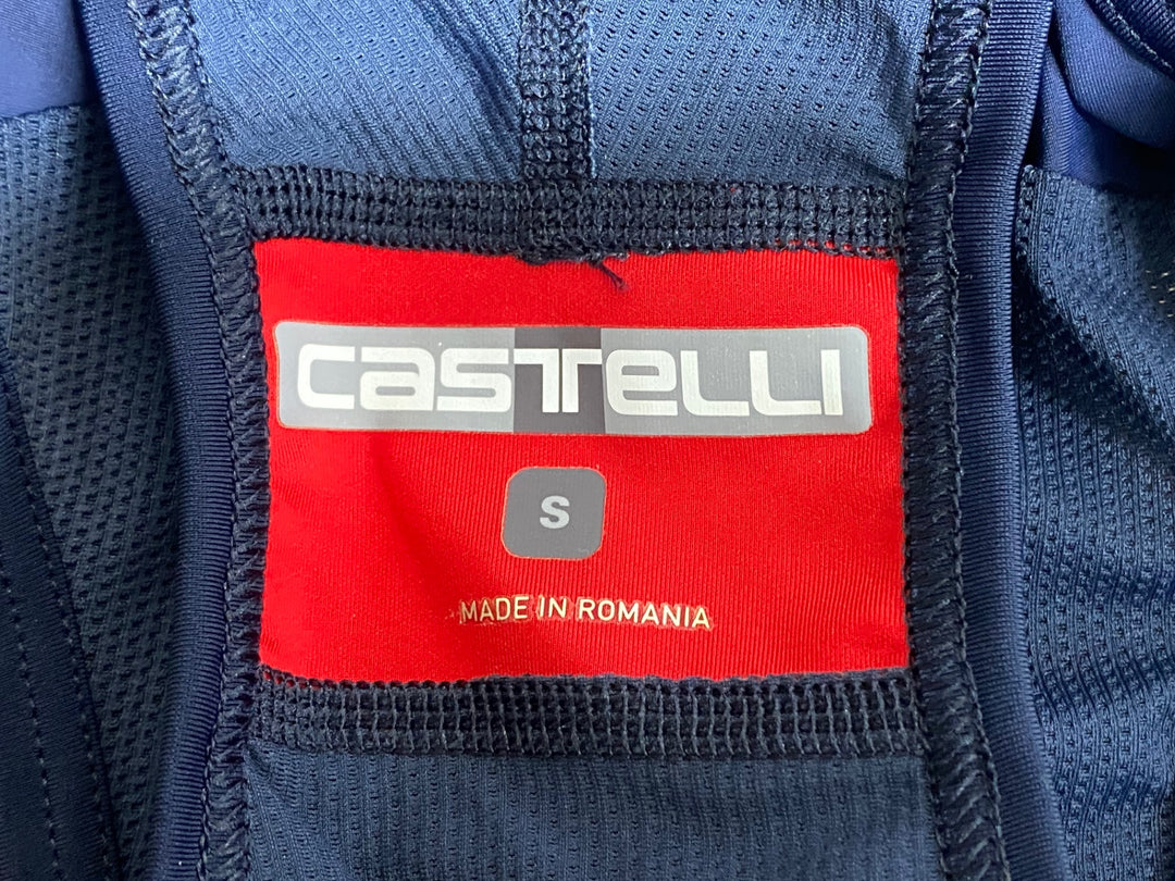 JY237 カステリ CASTELLI ビブショーツ 紺 S