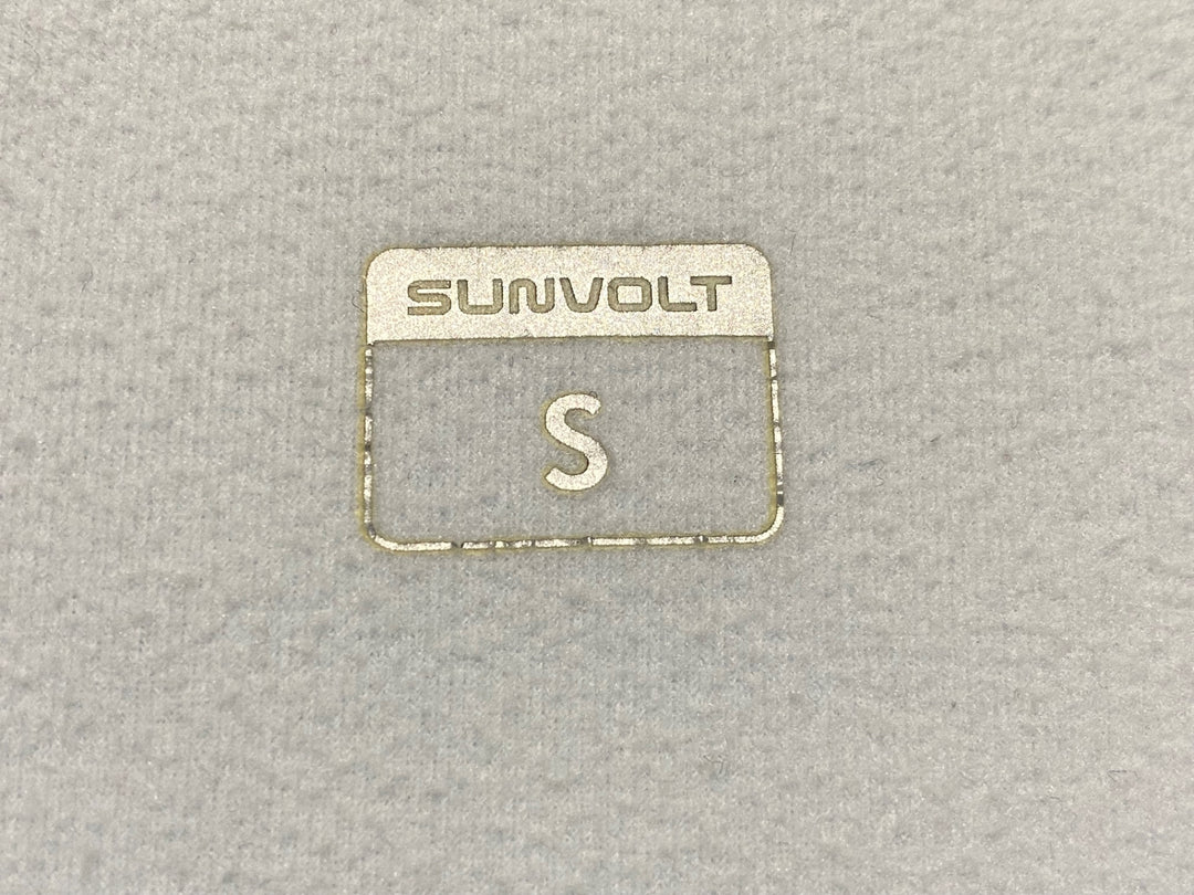 JV074 サンボルト SUNVOLT 長袖 サイクルジャケット ターコイズ S 裏起毛 ※毛玉あり