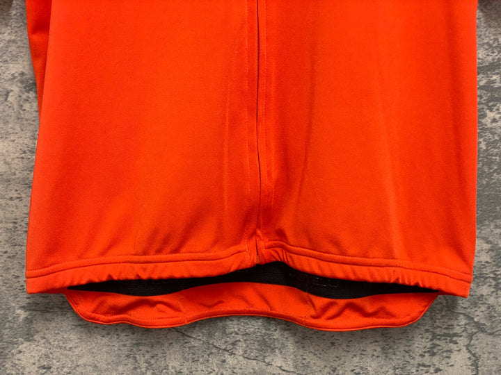 KG573 カステリ CASTELLI 半袖 サイクルジャージ オレンジ XL ※ほつれあり