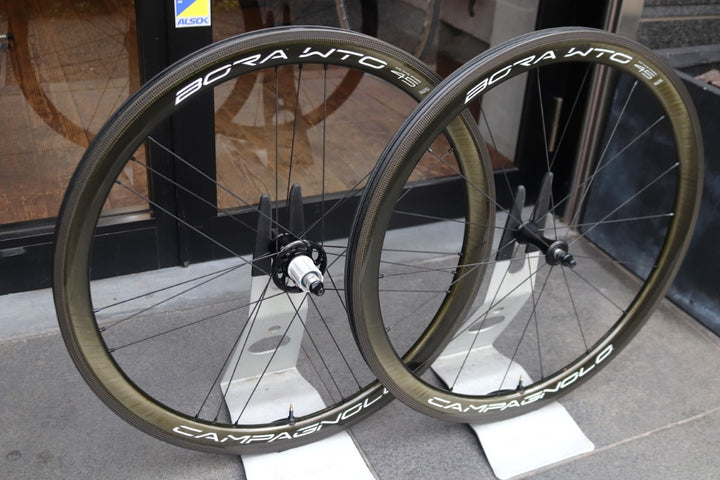 カンパニョーロ CAMPAGNOLO ボーラ BORA WTO 45 カーボン ホイールセット シマノ12/11S ワイドリム 19C 【東京南麻布店】