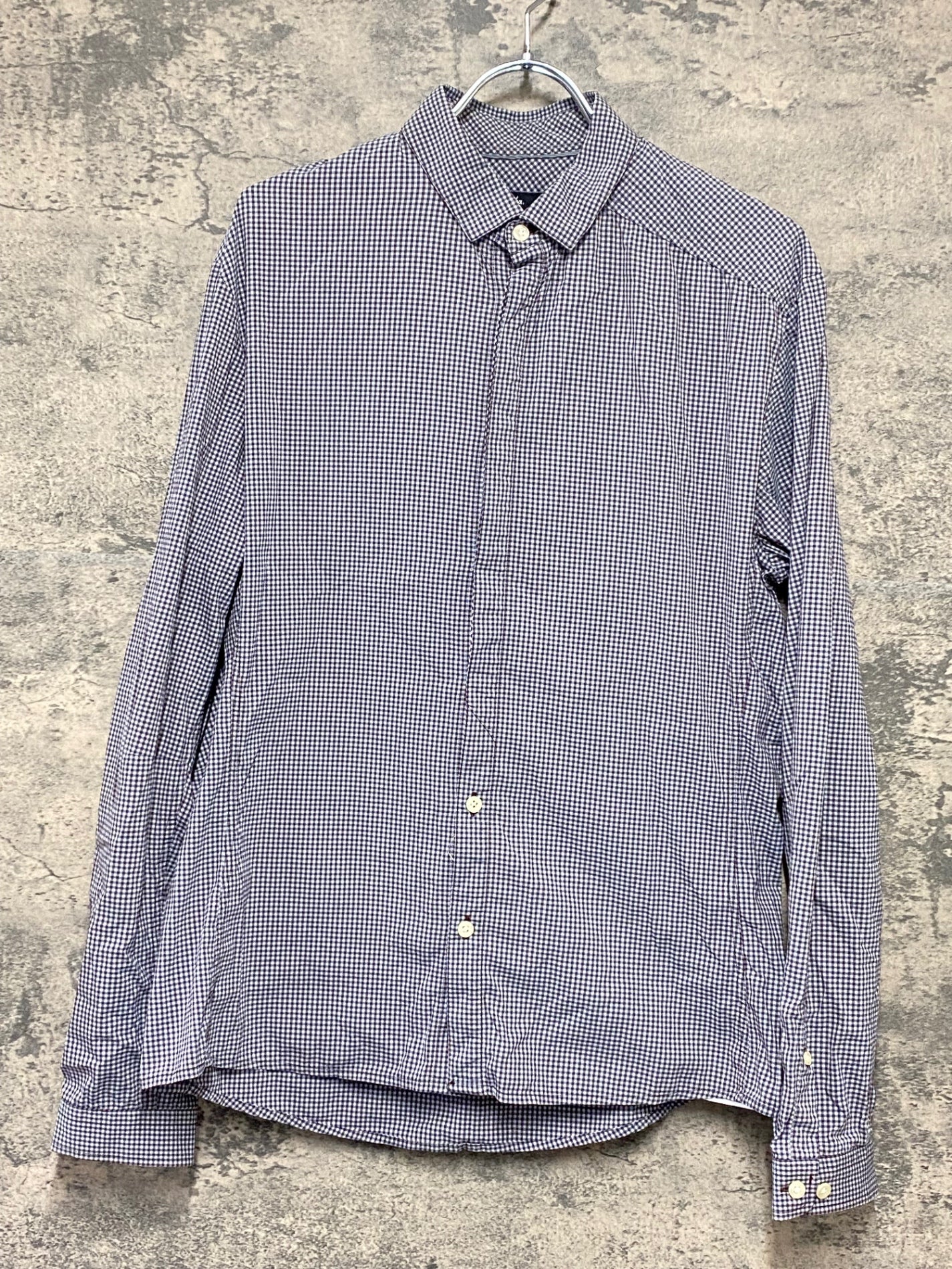 KI182 ラファ Rapha LONG SLEEVE SHIRT 長袖 シャツ チェック柄 M