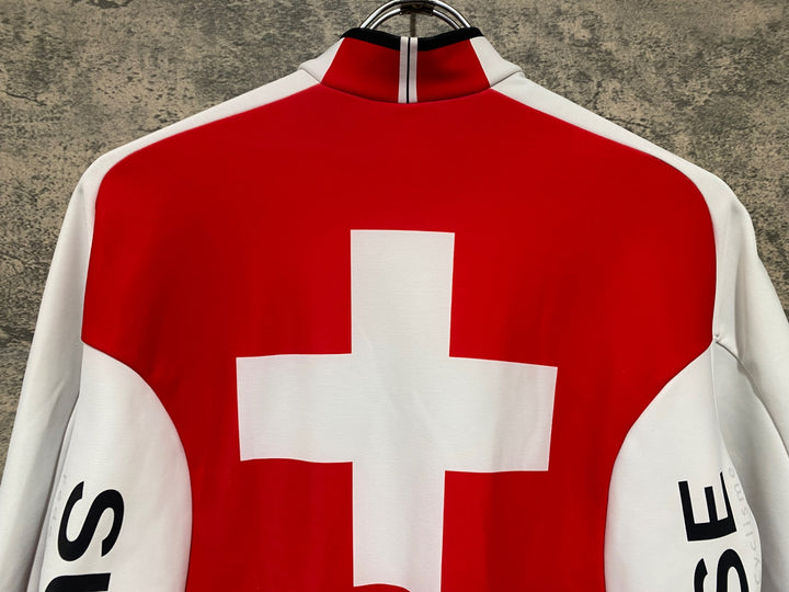 JU440 アソス ASSOS 長袖 サイクルジャージ SWISSカラー Lサイズ